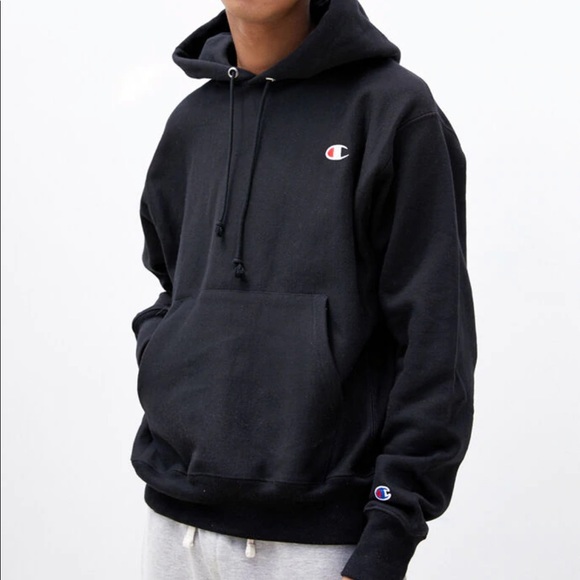 mini c reverse weave pullover hoodie